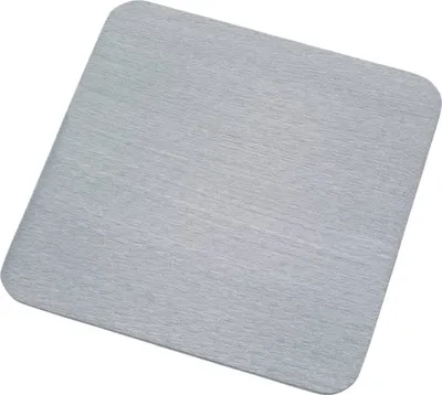 Produktbild von Kerzenteller Aluminium Silber 14x14cm Kerzenhalter Untersetzer Tischdekoration