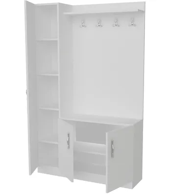 Immagine prodotto di Skye Decor, Naturel - Bianco, Armadi, Appendiabiti da ingresso, Bianco, 110 x 180 x 31,8 cm