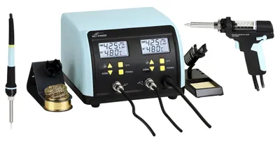Produktbild von Lötcenter McPower "Digital 940", 60W-Lötkolben, 90W-Löt- & Entlötpistole