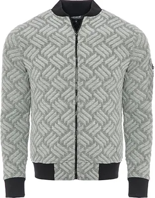 Zdjęcie produktu dla Bluza typu blouson CARISMA w stylu college'owym, szara, CRM5189 L