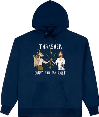 Produktbild von Thrasher B.t.h Kapuzenpullover Blau M Herren Blau M