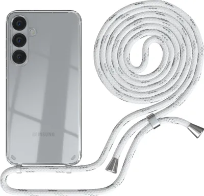 Produktbild von Samsung Galaxy S25 Plus / S24 Plus Case Chain Set White/Silver
