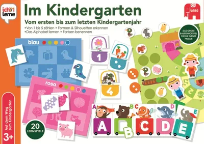 Produktbild von Ich lerne Im Kindergarten, 3 Jahr(e), Karton, Mehrfarbig