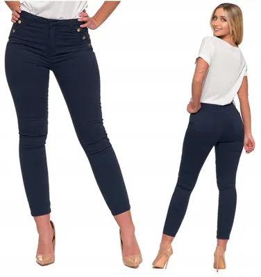 Produktbild von DAMENHOSE Lang Elegant Baumwolle Slim Fit Modisch Bequem MORAJ S