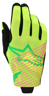 Immagine prodotto di Guanti RADAR PRO, ALPINESTARS (verde/giallo fluo/rosa fluo, taglia L)