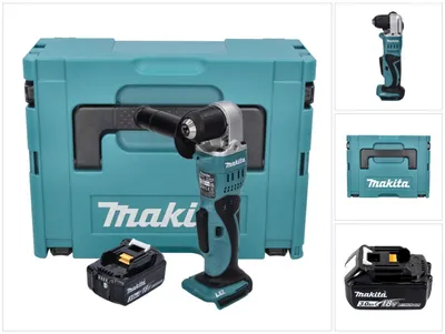 Immagine prodotto di Makita DDA 351 F1J Trapano angolare a batteria 18 V 13,5 Nm + 1x batteria ricaricabile 3,0 Ah + Makpac - senza caricabatteria