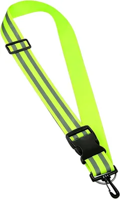 Obrázok produktu pre Reflexná bezpečnostná vesta, nastaviteľná, 110-180 cm, vhodná na behanie a jazdu na bicykli