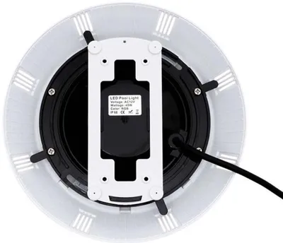 Produktbild von LED-Schwimmbadlampe – 45W RGB mit IP68-Schutzart (wasserdicht) und Fernbedienung für stimmungsvolle Beleuchtung