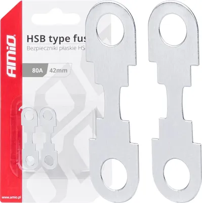 Image de Fusibles plats 80A, 42mm, 2 pièces, AMIO-03501 Protection pour circuits électriques