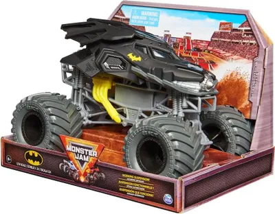 Zdjęcie produktu dla Monster Jam Batman, Monster Truck, 3 lat(a), Metal, Czarny, Szary, Żółty