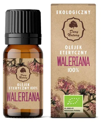 OLEJEK ETERYCZNY WALERIANA BIO 10 ml - DARY NATURY