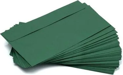 Zdjęcie produktu dla Koperty ozdobne DL HK Zielone x-10 120gsm - 50szt