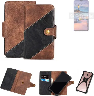 Produktbild von K-S-Trade Handyhülle Schutzhülle Bookstyle Case kompatibel mit Cubot X20 Klapphülle Cover Hülle Schutztasche 1x