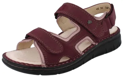 Produktbild von FINN COMFORT Wanaka Soft Damen Sandale beerenfarben Nubukleder - Größe: 37