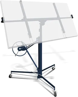 Produktbild von Plattenheber blau 68 kg Traglast,klappbar?höhenverstellbar XXL 140 cm -350 cm Arbeitshöhe, max. 290 cm Lastarmbreite
