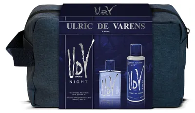 Immagine prodotto di ULRIC DE VARENS - Federmäppchen UDV Night – Eau de Toilette da uomo, 60 ml +