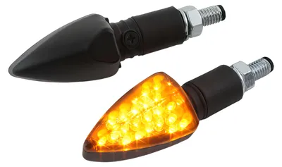 Produktbild von Blinker STR8 LED Black-Line schwarz mit ABE eintragungsfrei homologiert
