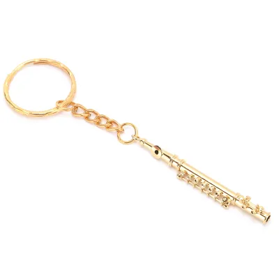 Produktbild von Flöte Schlüsselanhänger,Flöte Schlüsselanhänger,Flöte Schlüsselanhänger Geschenk,Messing Flöte Schlüsselanhänger,Ornament Schlüsselanhänger,Musikinstrument Schlüsselanhänger
