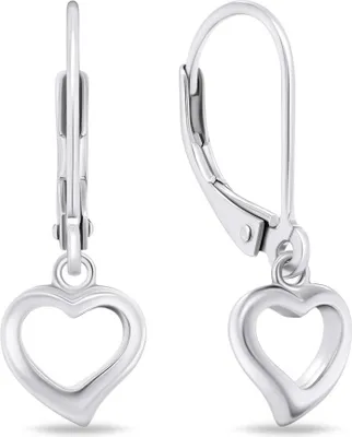 Produktbild von Romantische Silber-Ohrringe Herzen EA729W