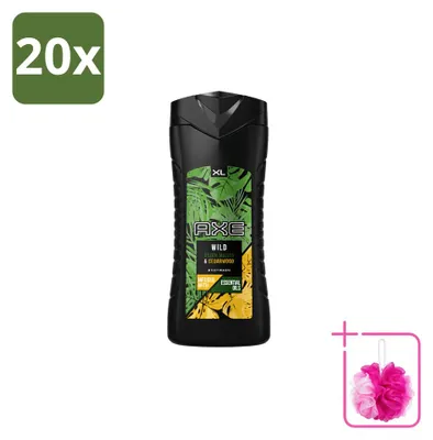 Produktbild von 20 x Axe Wild Mojito & Zedernholz Duschgel 400 ml - Sparpackung - 20 Stücke