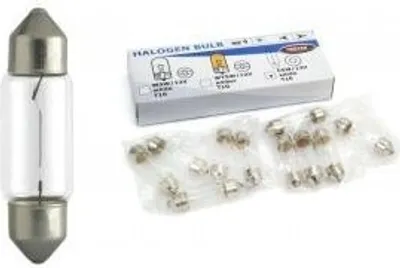 Obrázek produktu pro Halogenové žárovky AMiO C5W Festoon 36mm 12V 10ks 01486