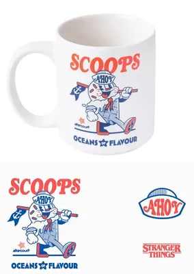Immagine prodotto di Erik - Kubek oficjalny Stranger Things Scoops Ahoy 350ml do kawy i herbaty