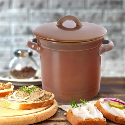 Produktbild von Keramik-Einmachbehälter mit Deckel 1 l