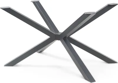 Produktbild von Tischgestell ‘Bemeenel’ 120 x 75 x 72 cm Tischbeine für Esstisch Schreibtisch Stahl Schwarz
