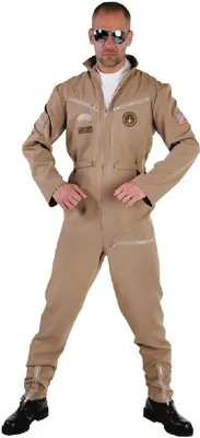 Produktbild von M213200-L beige Herren Piloten Jetfighter Overall Gr.L