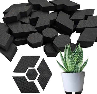 Produktbild von INF Unsichtbare Blumentopf-Erhöher - 10er-Set für Stabilität