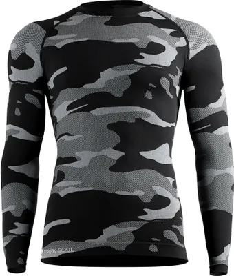 Produktbild von Stark Soul® Funktionswäsche - Hemd Langarm L/XL schwarz/grau