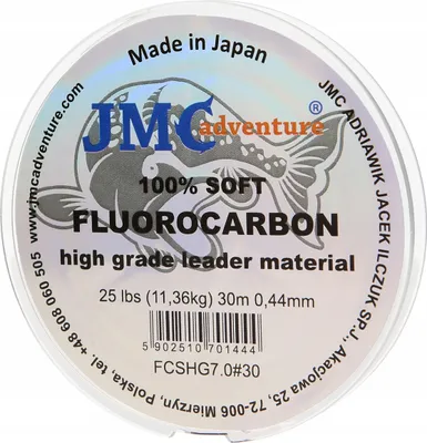 Produktbild von 100% fluorocarbon JMC ADVENTURE 30m, 0.44mm 25 lbs