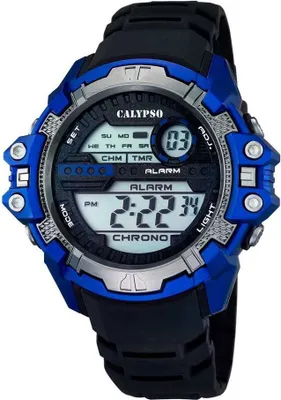 Produktbild von Herrenuhr Armbanduhr Calypso Digitaluhr K5656/2 schwarz blau
