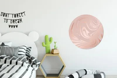 Produktbild von MuchoWow® - Wand Kreis - Das Schlafzimmer - Die Bilder - Wandmalerei - Kunst für das Haus - das Plastik