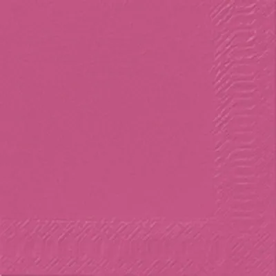 Immagine prodotto di Tovaglioli da cocktail Duni fucsia 3 veli 24x24cm 20 pezzi