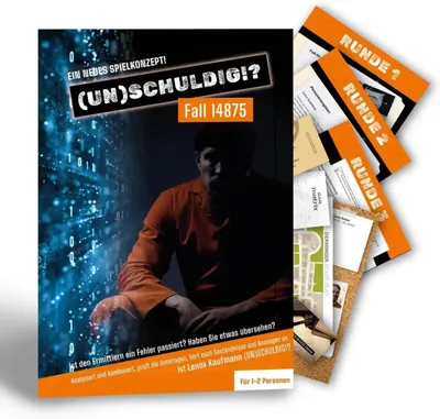 Produktbild von (Un) Schuldig!? – Krimispiel: Fall14875 Lenox Kaufmann