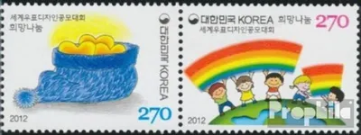 Produktbild von Briefmarken Süd-Korea 2012 Mi 2875-2876 Paar (kompl.Ausg.) postfrisch Zeichenwettbewerb