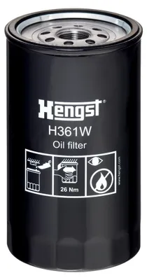 Produktbild von Ölfilter anschraubbar 171 mm HENGST FILTER passend für u.a. JCB