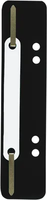 Produktbild von Elba Heftstreifen aus Kunststoff, 150x35mm, schwarz, 25 Stück
