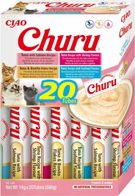 Image de Churu Cat BOX Seafood Variety 20x40g