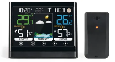 Produktbild von Schwarze wetterstation Livoo SL261