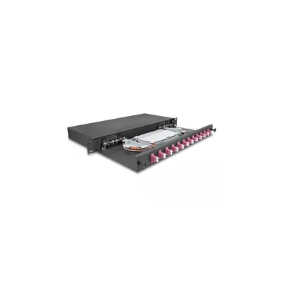 Immagine prodotto di Delock 19? LWL Spleißbox 12 x LC Duplex OM4 1HE spleißfertig komplett bestückt (67005)