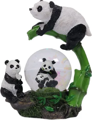 Produktbild von Glitzerkugel Pandabären, Schneekugel Tier Tiere Schneekugeln Panda