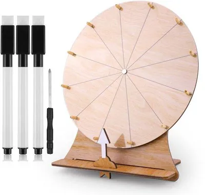 Produktbild von Holz Roulette-Wheel - Wiederverwendbar - 30 cm