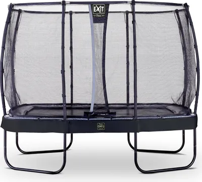 Image de EXIT Elegant Premium Trampoline 214x366cm – avec Filet de sécurité – Noir