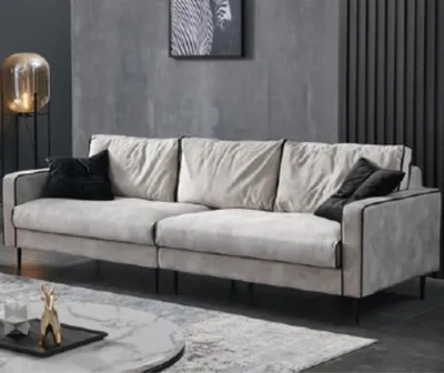 Produktbild von Design Sofa 4 Sitz Polster Couchen Textil Wohnzimmer Garnitur Gepolsterte Möbel