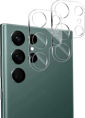 Obrázek produktu pro Ochrana fotoaparátu pro Samsung Galaxy S22 ULTRA 5G [2 kusy] Ochranná fólie na fotoaparát Průhledná fólie z tvrzeného skla Fólie na zadní stranu objektivu proti poškrábání Ochranná fólie na objektiv Phonillico®