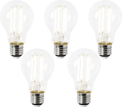 Produktbild von LUEDD 5er Set E27 LED-Glühbirnen A60 Klar 2,2W 470lm 2700K