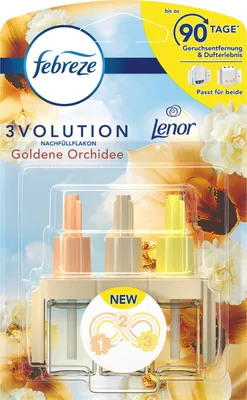 Produktbild von Febreze 3Volution Nachfüllflakon Lenor Goldene Orchidee 20ml Raumduft (1er Pack)