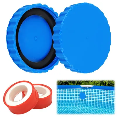 Image de Solidchoice - Coffret de 2 bouchons d'hiver pour piscines